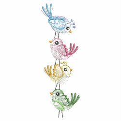 Happy Birds(Lg) machine embroidery designs