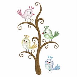 Happy Birds 06(Lg) machine embroidery designs