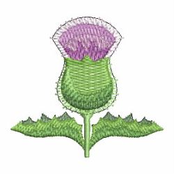Blooming Thistle 02 machine embroidery designs