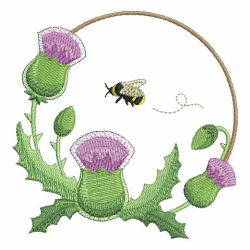 Blooming Thistle 12 machine embroidery designs