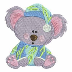 Animals In Pajamas 08 machine embroidery designs