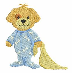 Animals In Pajamas 09 machine embroidery designs