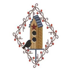 Country Crows 3 04 machine embroidery designs