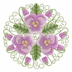 Pansy Beauty 05 machine embroidery designs