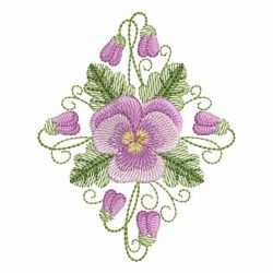 Pansy Beauty 06 machine embroidery designs