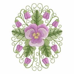 Pansy Beauty 07 machine embroidery designs