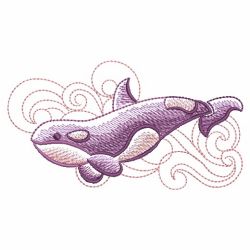 Sketched Sealife 2 06(Lg) machine embroidery designs