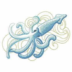 Sketched Sealife 2 07(Md) machine embroidery designs