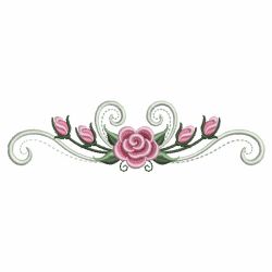 Pearl Roses Borders(Md) machine embroidery designs