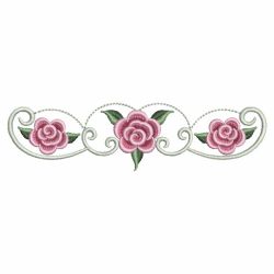 Pearl Roses Borders 02(Sm) machine embroidery designs