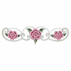 Pearl Roses Borders 02(Md) machine embroidery designs