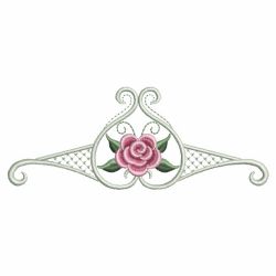 Pearl Roses Borders 03(Md) machine embroidery designs