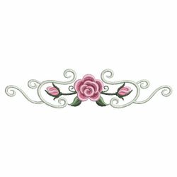 Pearl Roses Borders 04(Md) machine embroidery designs