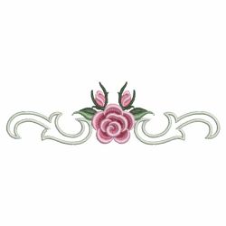 Pearl Roses Borders 06(Lg) machine embroidery designs