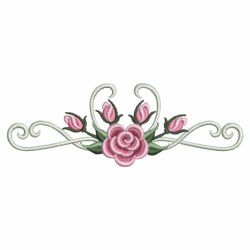 Pearl Roses Borders 07(Lg) machine embroidery designs