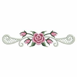 Pearl Roses Borders 08(Sm) machine embroidery designs