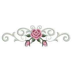 Pearl Roses Borders 09(Md) machine embroidery designs