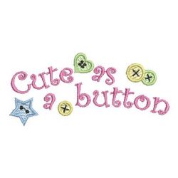 Cute As A Button 08 machine embroidery designs