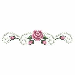 Pearl Roses Borders 2(Md) machine embroidery designs