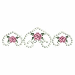 Pearl Roses Borders 2 03(Sm) machine embroidery designs