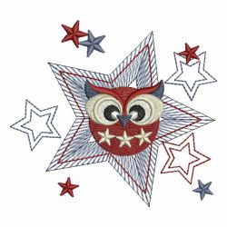 Patriotic Owls 08
