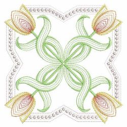 Vintage Tulips 12(Sm) machine embroidery designs