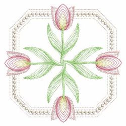 Vintage Tulips 15(Md) machine embroidery designs