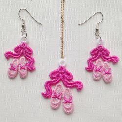 FSL Earrings And Pendant machine embroidery designs