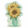 Watercolor Sunflowers 11(Lg)