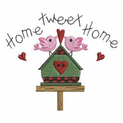 Home Tweet Home 01 machine embroidery designs