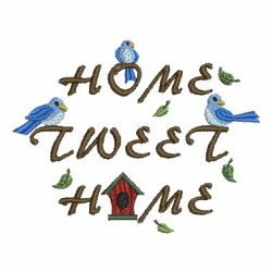Home Tweet Home 02 machine embroidery designs