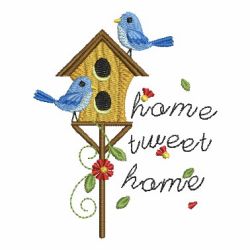 Home Tweet Home 03 machine embroidery designs