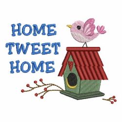 Home Tweet Home 04 machine embroidery designs
