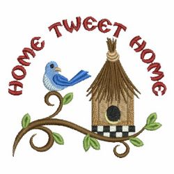 Home Tweet Home 05 machine embroidery designs