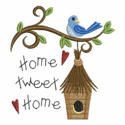 Home Tweet Home 09 machine embroidery designs