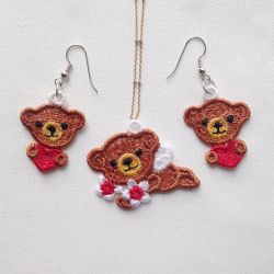 FSL Earrings And Pendant 2 machine embroidery designs
