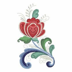Rosemaling Roses 2 machine embroidery designs
