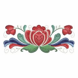 Rosemaling Roses 2 03 machine embroidery designs