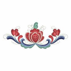 Rosemaling Roses 2 04 machine embroidery designs