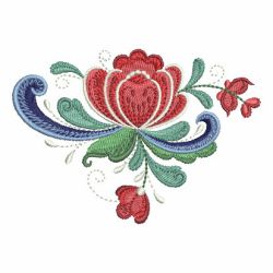 Rosemaling Roses 2 08 machine embroidery designs