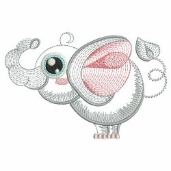 Rippled Baby Animals 3(Sm) machine embroidery designs