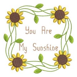 You Are My Sunshine machine embroidery designs