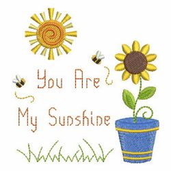 You Are My Sunshine 03 machine embroidery designs