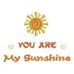 You Are My Sunshine 04 machine embroidery designs
