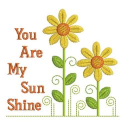 You Are My Sunshine 06 machine embroidery designs