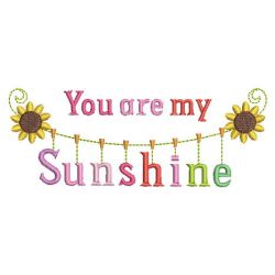 You Are My Sunshine 10 machine embroidery designs