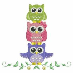 Baby Owls 3 02 machine embroidery designs