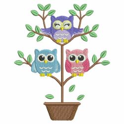 Baby Owls 3 07 machine embroidery designs