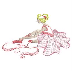 Rippled Ballerina 2(Sm) machine embroidery designs