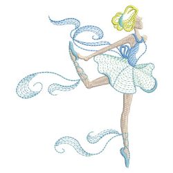 Rippled Ballerina 2 02(Lg) machine embroidery designs